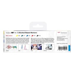 Marker alc ABT PRO Dual Brush 5P-1 basic colours