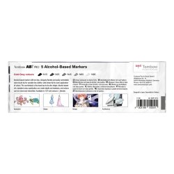 Marker alc ABT PRO Dual Brush 5P-4 cold grey col