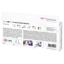 Marker alcohol ABT PRO Dual Brush 12P-6 Portrait