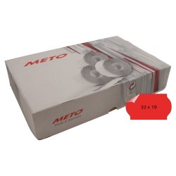 Meto etiket aftag 32x19 rd (30rl/1000)