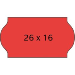 Meto etiket perm 26x16 rd (6rl/1200)