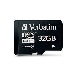 Micro SDHC Card 32GB Class 10 w/adaptor