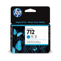 No712 29ml Cyan DesignJet Ink Cartridge