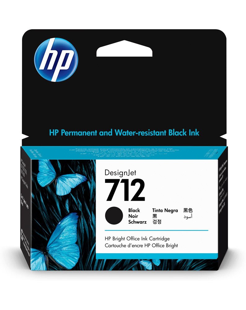 No712 38ml&nbsp;Black DesignJet Ink Cartridge