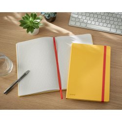 Notesbog Cosy HC L kva 80 ark 100g gul
