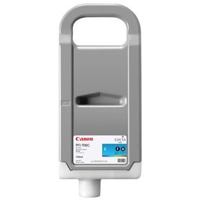 PFI-706C cyan ink tank, 700ml