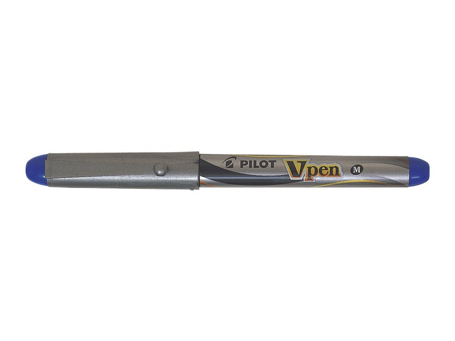 Fyldepen V-Pen Silver m/htte Bl