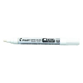 Marker Super Color Medium 4,5mm hvid
