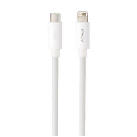 PNY USB-C to Lightning Cable, White (3m)