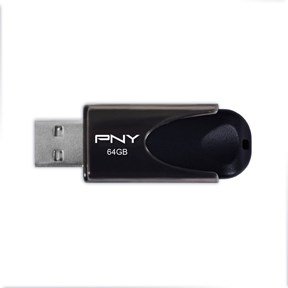 PNY USB-ngle 2.0 64GB Sort