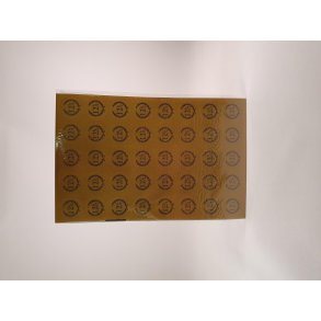 Stickers 12,5rs kobberbryllup 40stk