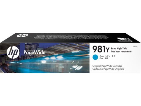 PageWide no981Y cyan ink cartridge