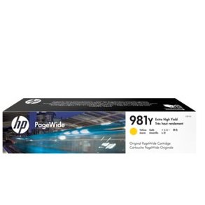 PageWide no981Y yellow ink cartridge