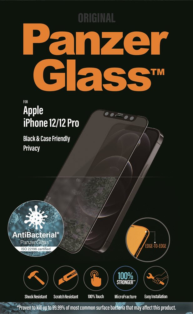 PanzerGlass iPhone 12/12 Pro Privacy Black (AB)