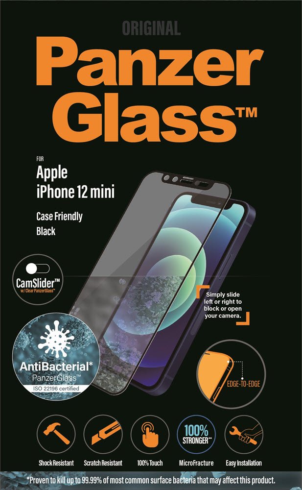 PanzerGlass iPhone 12 mini CamSlider (AB) Black