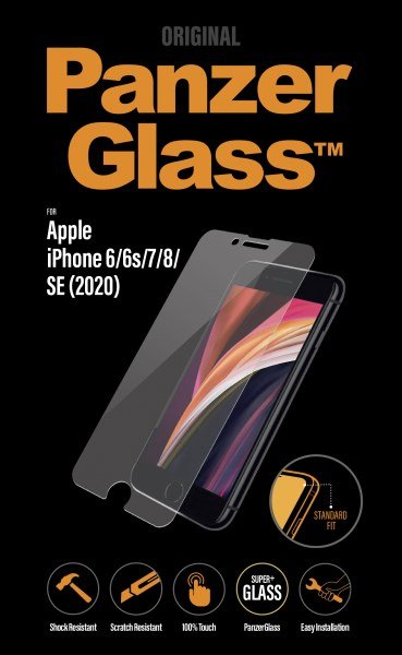 PanzerGlass iPhone SE (2020)/8/7/6, Clear