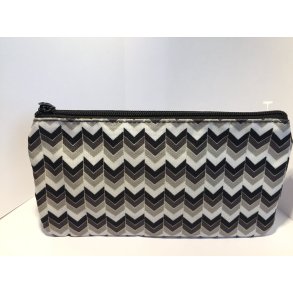 Penalhus textil zigzag 12x22cm