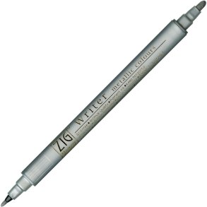 Penne ZIG Metallic Writer slv