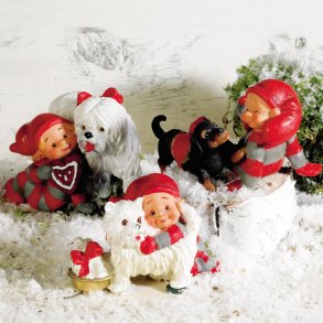 Pobra babynisse polyester med hund 6cm