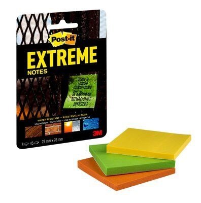 Post-it Extreme Notes 76x76 3-pack