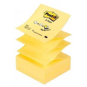 Post-it Z-Notes 76x76 gul 12 stk