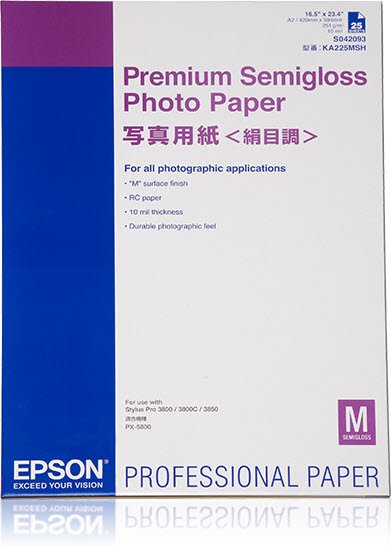 Premium Semigloss Photo Paper A2 (25)