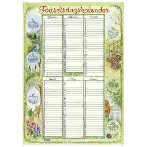 STOR fdselsdags-evighedskalender