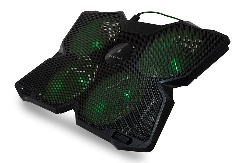 SUREFIRE Bora Gaming Laptop Cooling Pad, Green