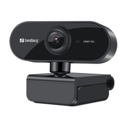 Sandberg USB Webcam Flex 1080P HD, Black