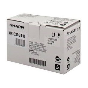 Sharp MXC30GTB black toner 6K