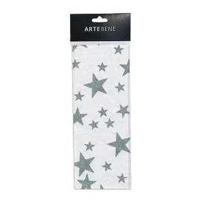 Silkepapir m slvstjerne 50x70