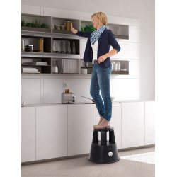 Elefantfod Plast Wedo Sort 150kg