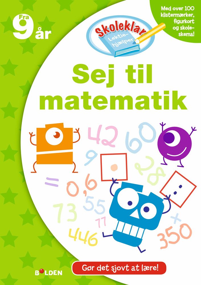 Skoleklar lektiehjlper: Sej til matematik