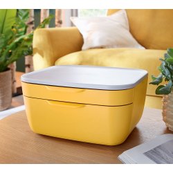 Skuffekabinet Cosy m/2skuffer gul