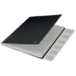 Sorteringsmappe recycle karton A4 6-delt sort