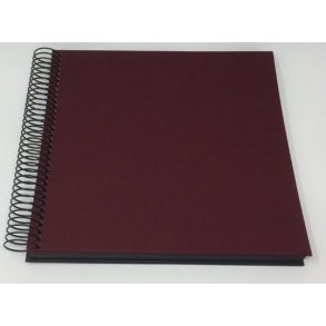 Spiralalbum 21X20 CM Bordeaux 40 sider