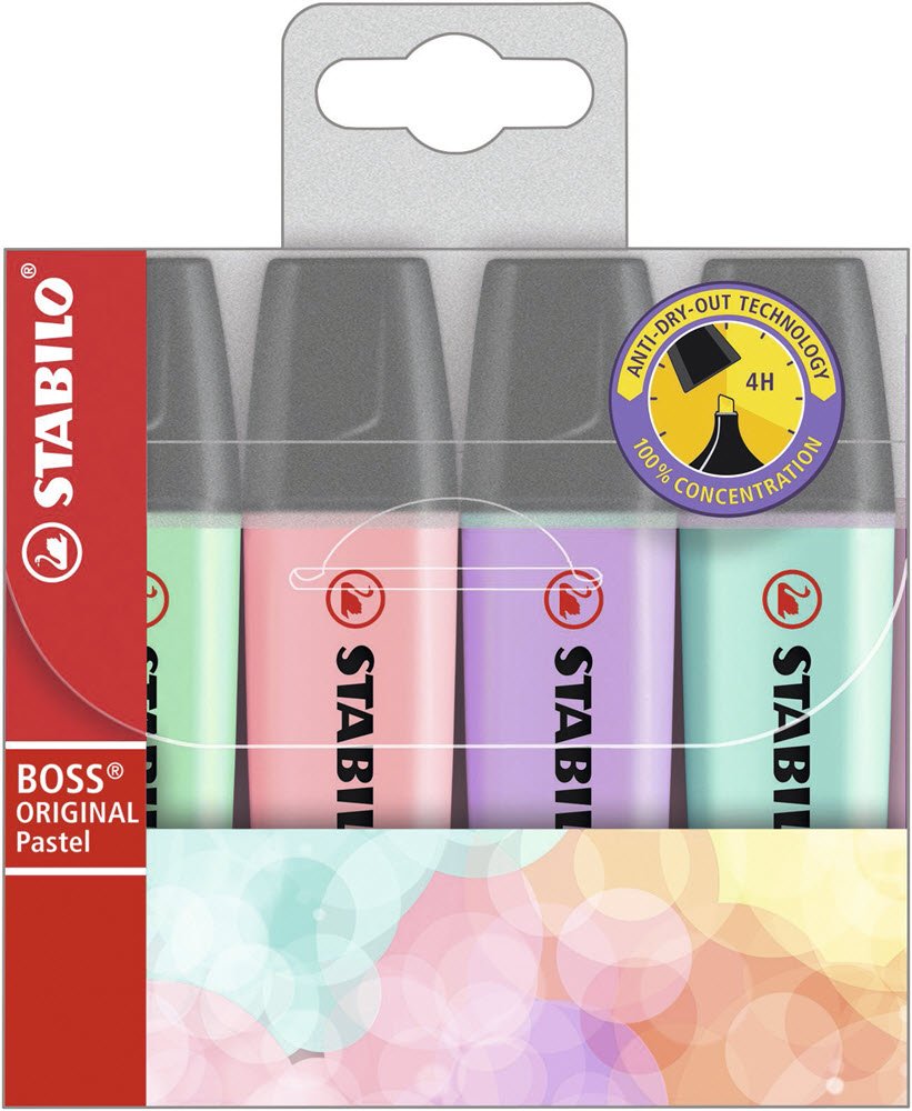 Stabilo BOSS Pastel St 4 stk