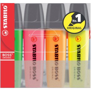 Stabilo Boss St 4 stk