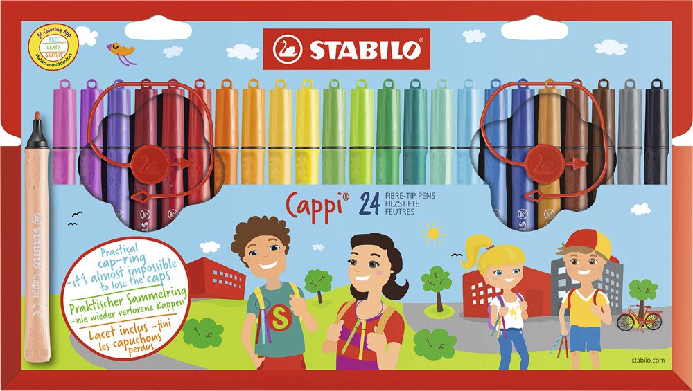 Stabilo Cappi Penne St 24 stk