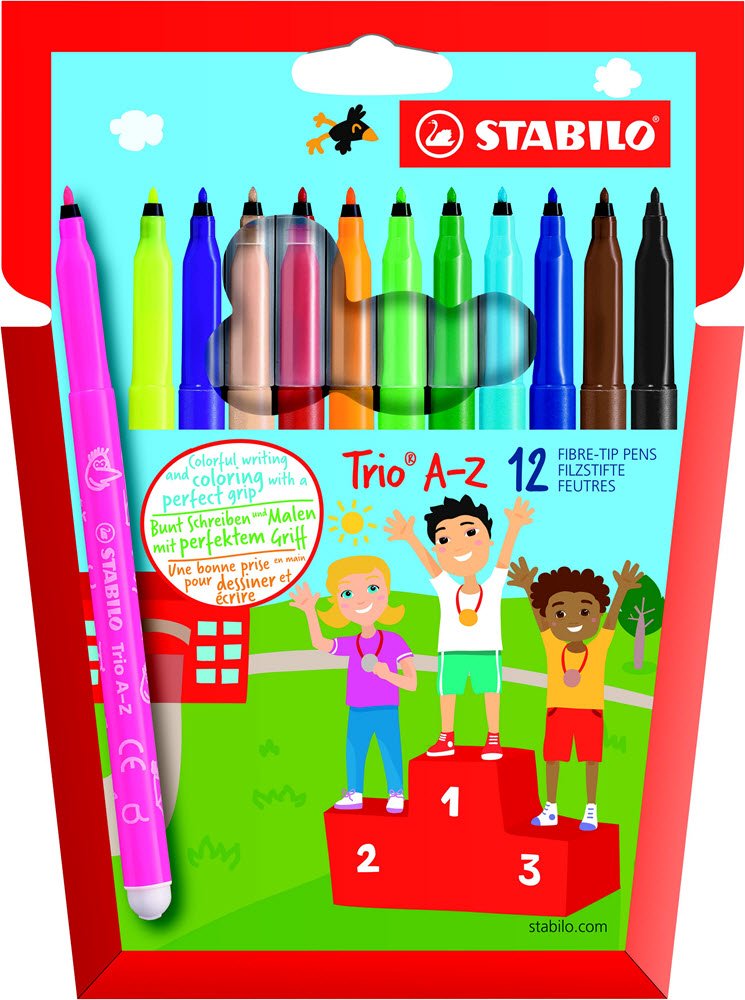 Stabilo Trio Filtpen 12 stk