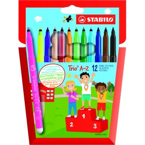 Stabilo Trio Filtpen 12 stk