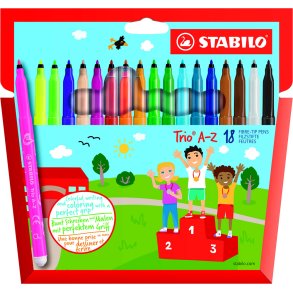 Stabilo Trio Filtpen 18 stk