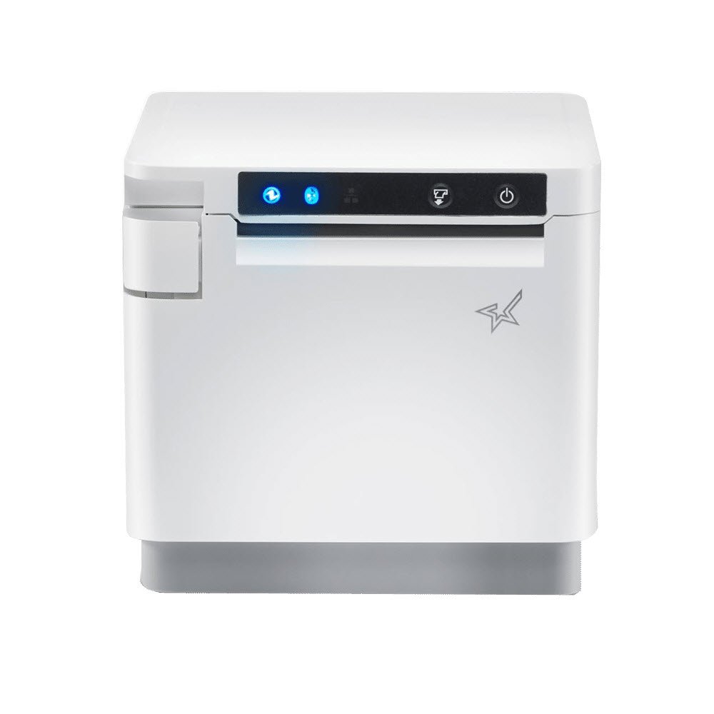 Star mCP31LB 80mm LAN, iOS USB, Bluetooth White