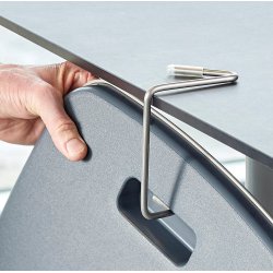 Steppie hook for table