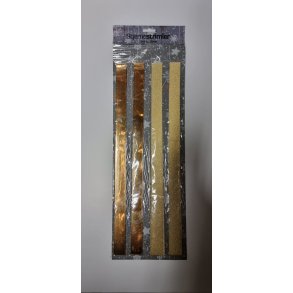 Stjernestrimler Guld 24st 25mm