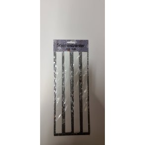 Stjernestrimler Hvid 24st 20mm