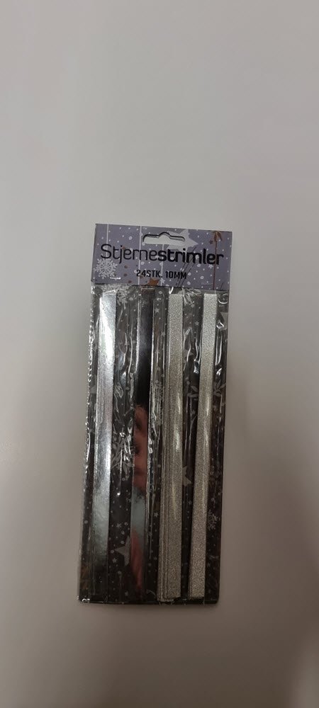 Stjernestrimler Slv 24st 10mm