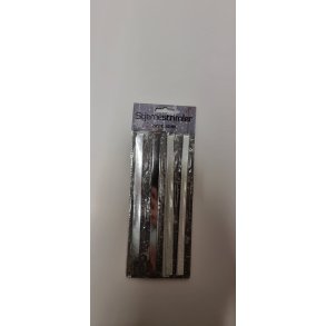 Stjernestrimler Slv 24st 10mm