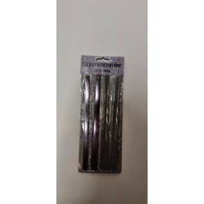 Stjernestrimler Sort 24st 10mm