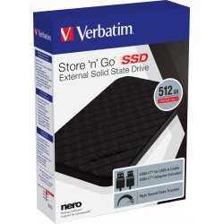 Store &#145;n&#146; Go Portable SSD USB 32 Gen 1 512GB Sort